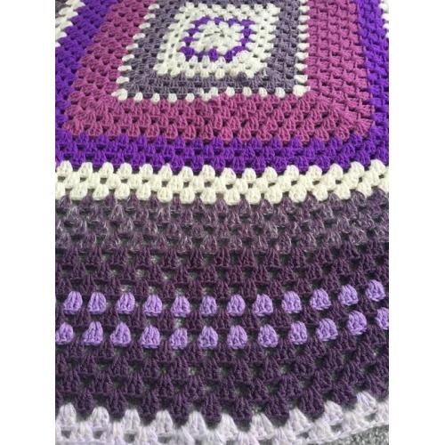 Handmade crochet blanket
