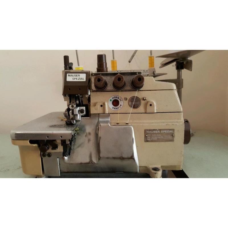 Industrial overlocker collect only