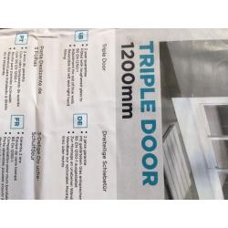 1200mm Aqua shower screen and tray