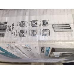 1200mm Aqua shower screen and tray