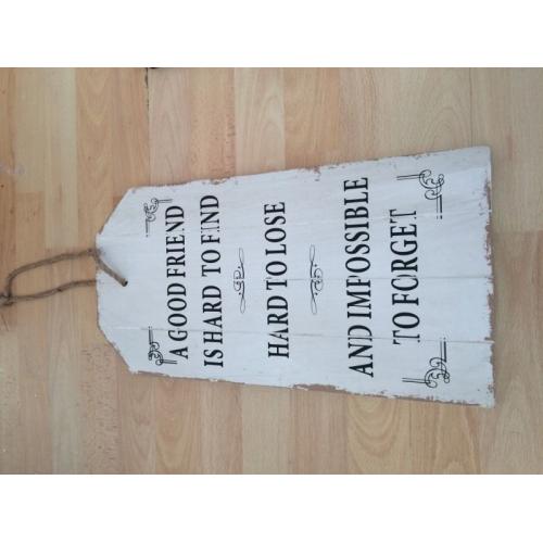 Wooden Plaque with Quote