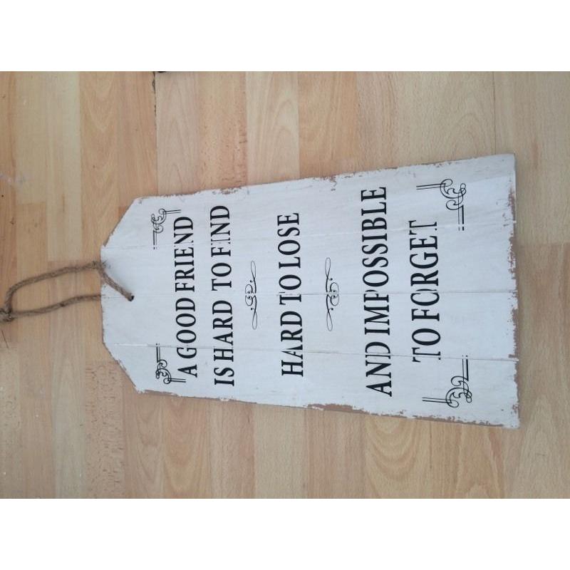 Wooden Plaque with Quote