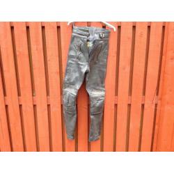 Ladies leather motorcycle trousers