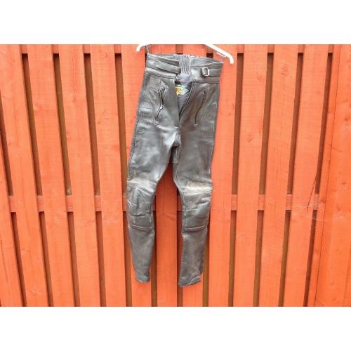 Ladies leather motorcycle trousers