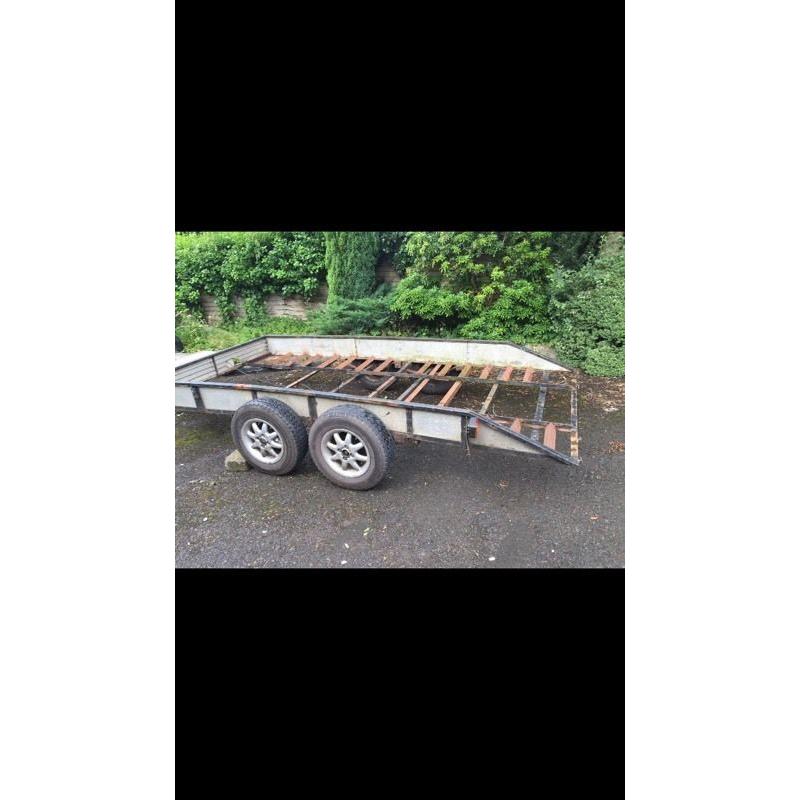 CAR TRANSPORTER- TWIN AXLE ( DRIFT / TRACK CAR / RALLY / TRAILER / MOTORSPORTS)