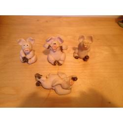 Ten piggin pigs ornaments