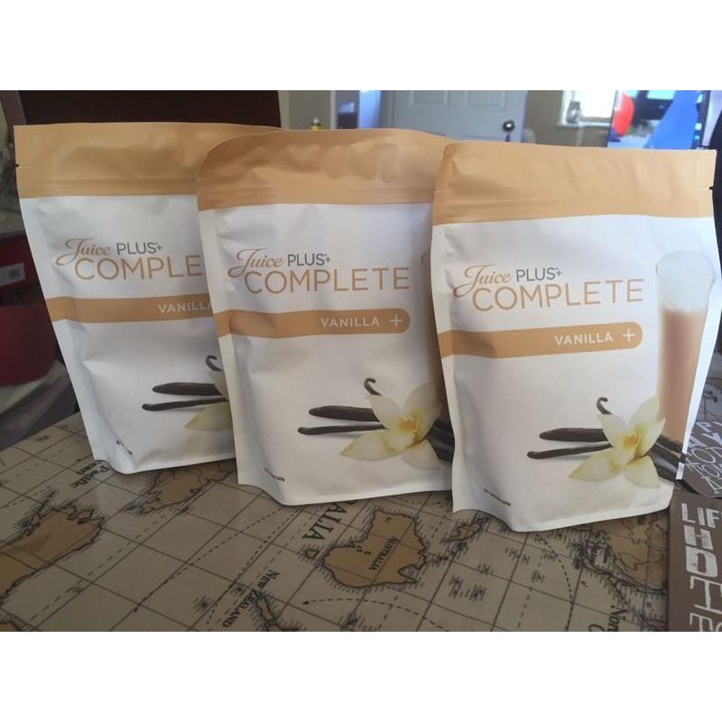 3 X Packs of 525g Juice Plus Vanilla Shakes- BRAND NEW