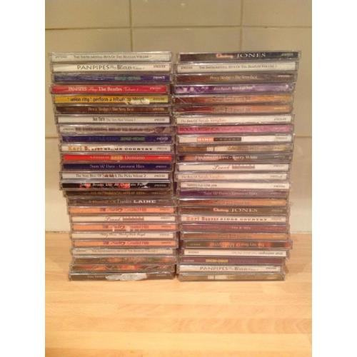 A collection of 50 DVDs brand new and sealed