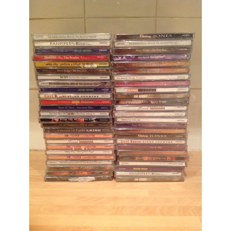 A collection of 50 DVDs brand new and sealed