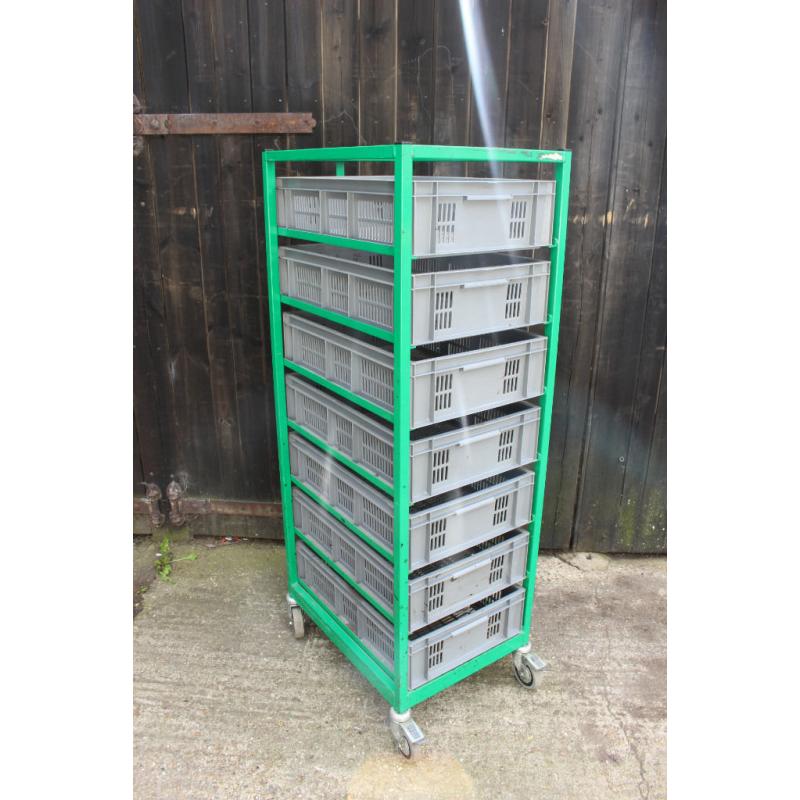 Food Storage Trolley with 7 Trays ideal for storing Tools
