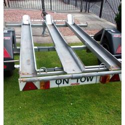 Trailer factory built takes 3 motorbikes or quad