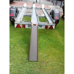 Trailer factory built takes 3 motorbikes or quad