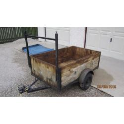 Trailer for sale! 5ft x 3ft. Ladder support and cover.