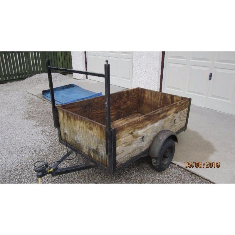 Trailer for sale! 5ft x 3ft. Ladder support and cover.