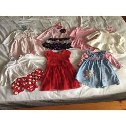 Huge bundle of girls 6-9 months clothes