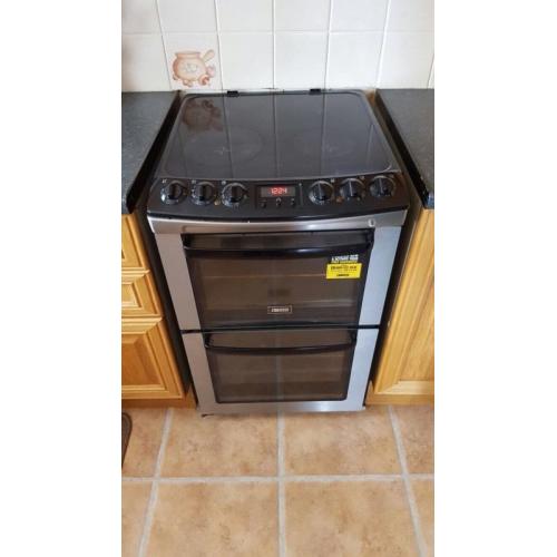 Zanussi Electric cooker. Stainless steel
