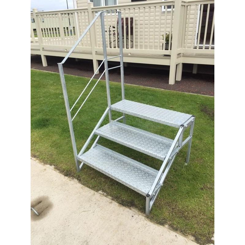 Galvanized stastic steps