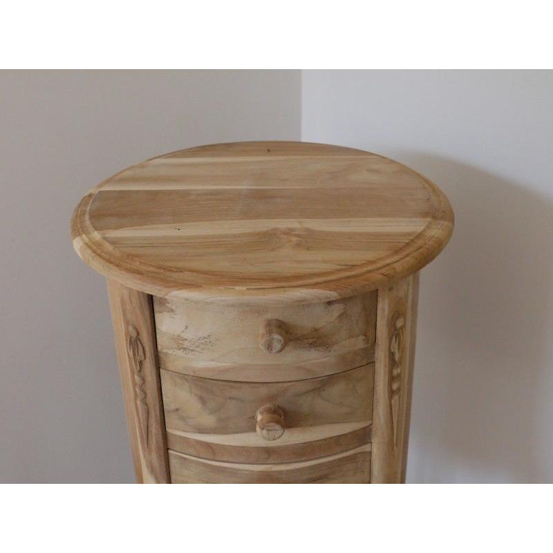 round bedside table