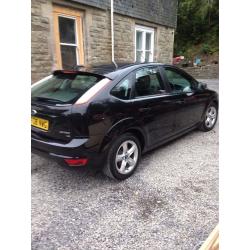 2008 FORD FOCUS ZETEC - Superb Condition in BLACK, New MOT, Fully Serviced