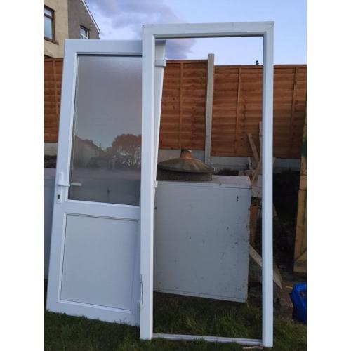 Upvc door an frame