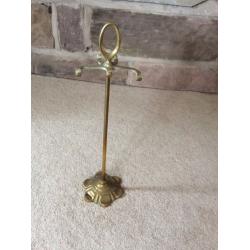 Antique Solid brass fire companion set
