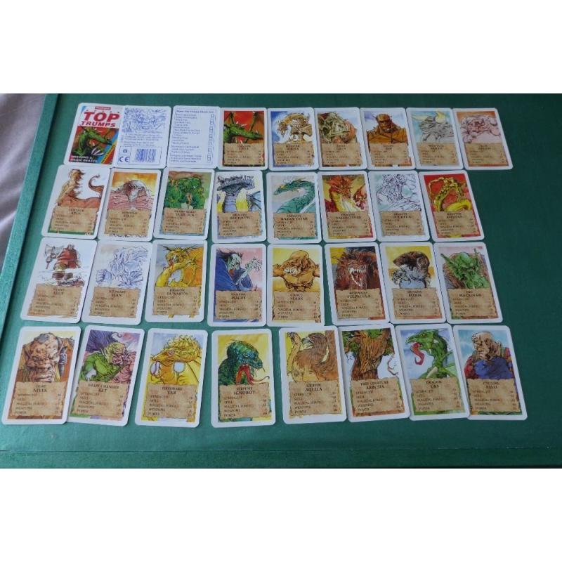Top Trumps cards