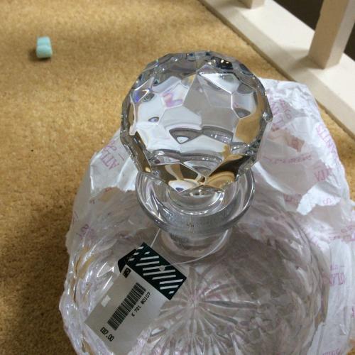 brand new atlantis crystal wine decanter anglia