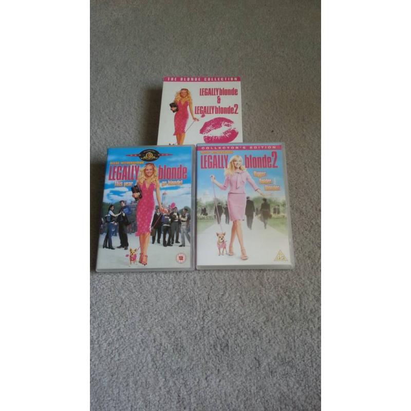 Legally Blonde box set DVDs!