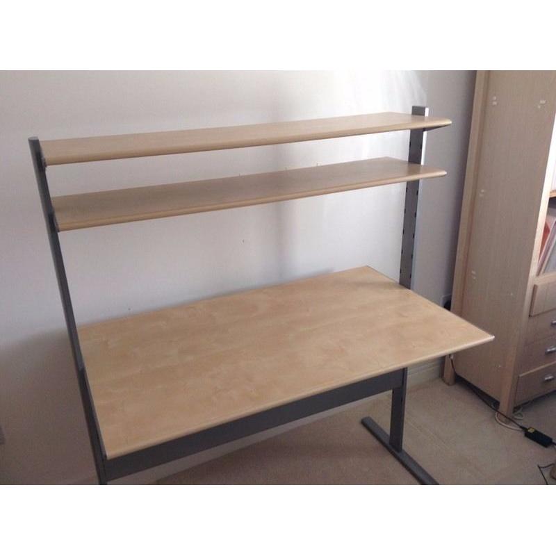 IKEA Frederik beech computer station/table