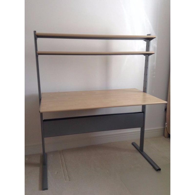 IKEA Frederik beech computer station/table
