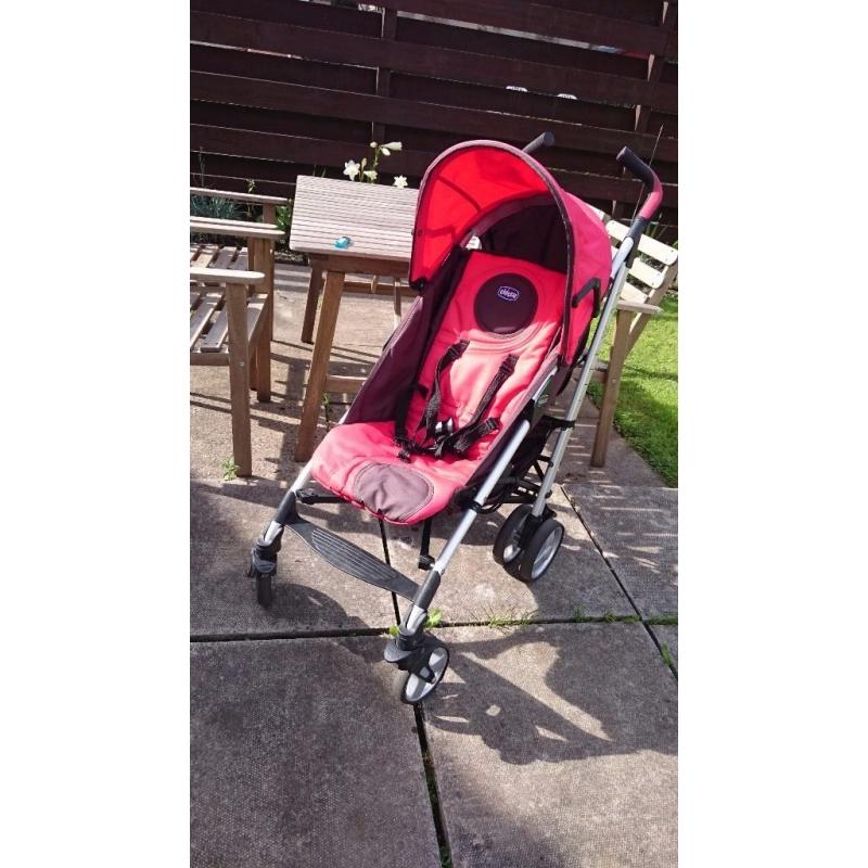 Chicco liteway stroller red