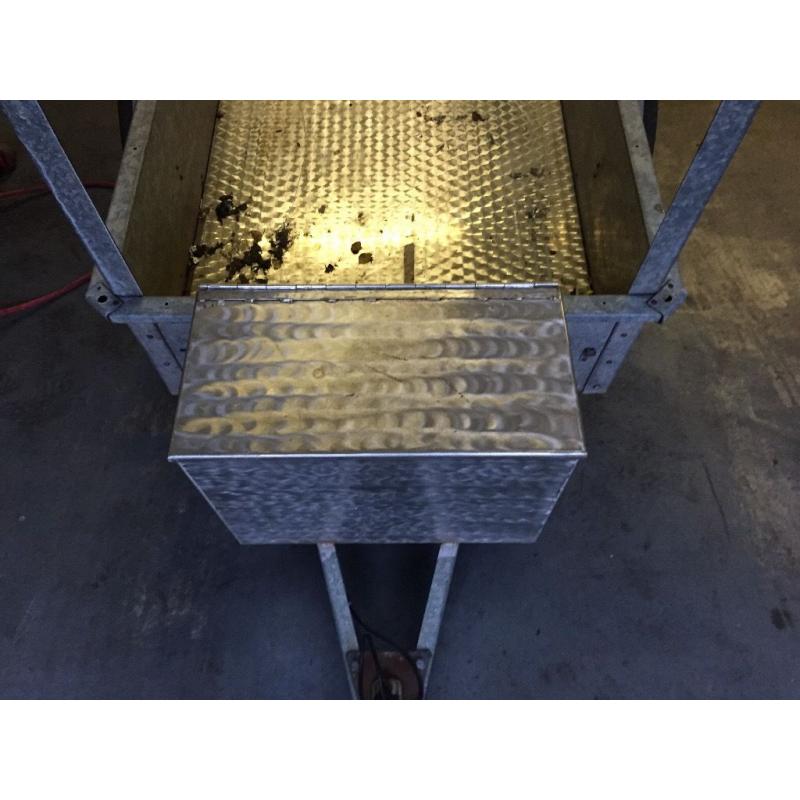 Galvanised car trailer factory made 6x3,5ft
