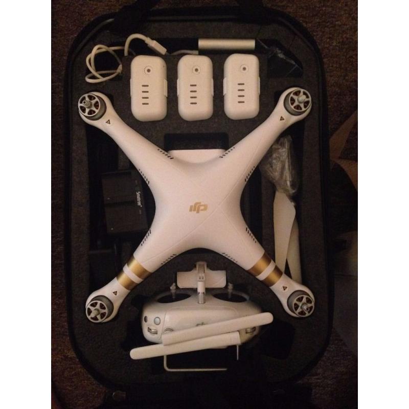 DJI phantom 3 professional (4k footage) with 1 or 2 extra battery
