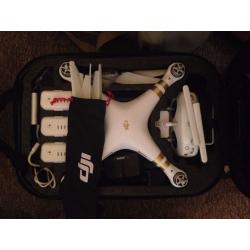 DJI phantom 3 professional (4k footage) with 1 or 2 extra battery