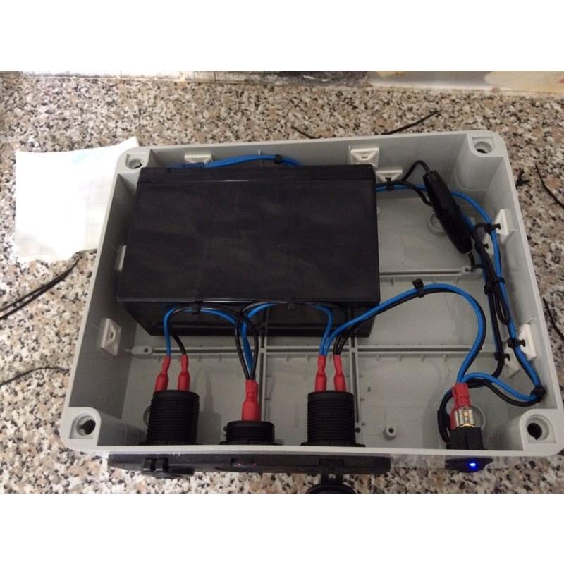 Fishing/camping battery pack