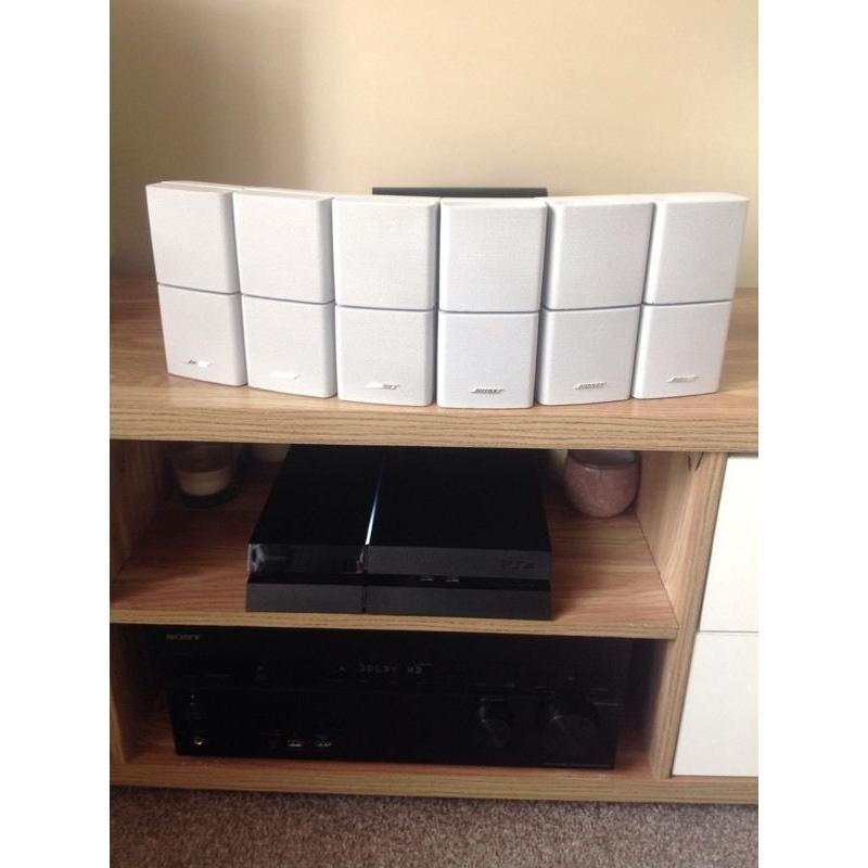 6 BOSE DUAL CUBE SPEAKERS