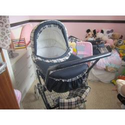 coach style pram pushchair