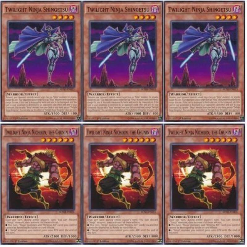 Yu-Gi-Oh! BOSH Ninja Set- Twilight Ninja Shingetsu + Nichirin, the Chunin Yugioh