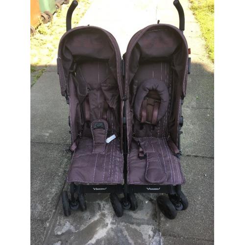 Zeta twin pushchair