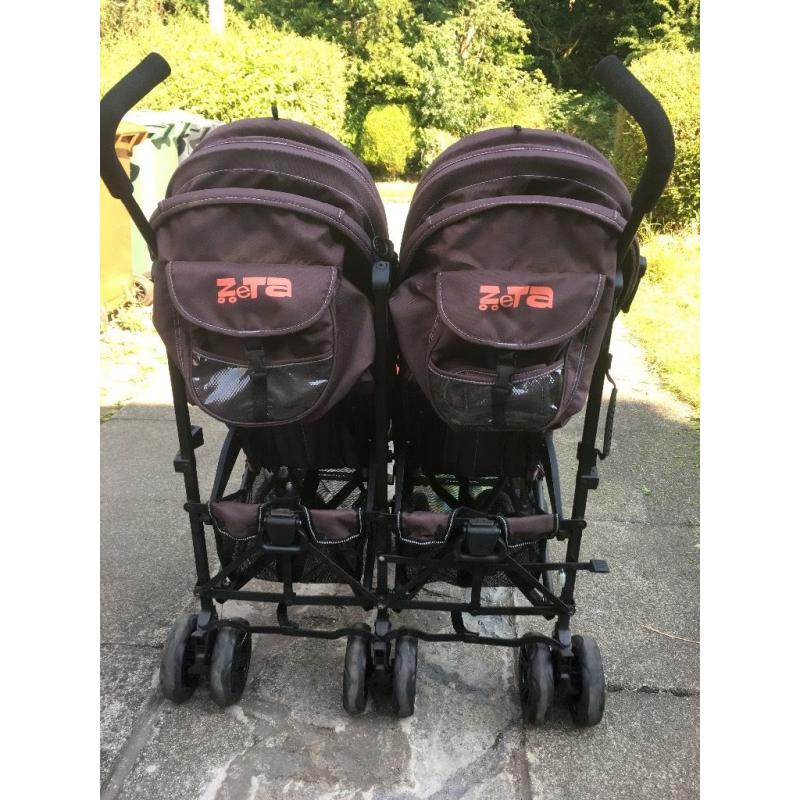 Zeta twin pushchair