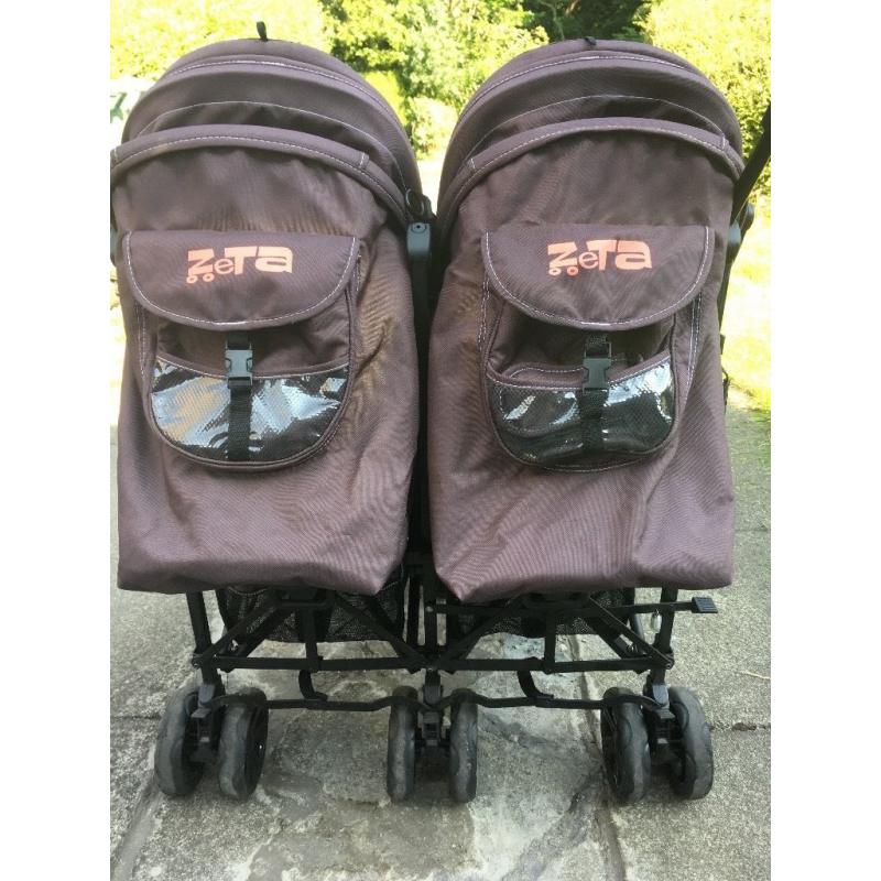 Zeta twin pushchair