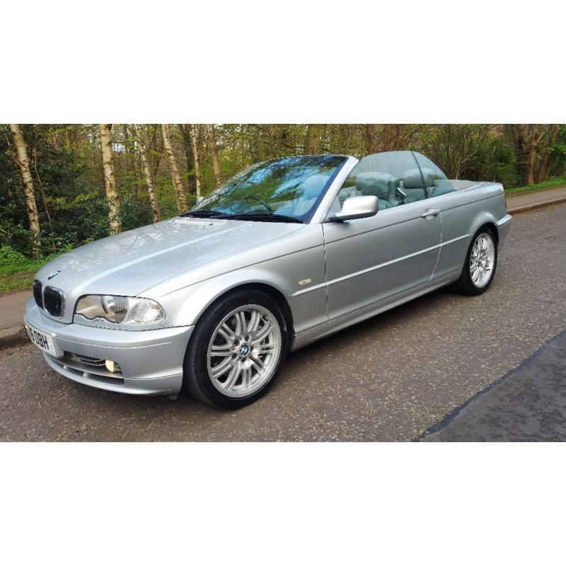 2001 BMW 330 CI CONVERTIBLE 109,000 MILES NEW MOT HUNDREDS OF POUNDS SPENT ON CAR STUNNING EXAMPLE