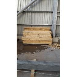 LOADSA WOODEN POSTS 4X4 ALL POSTS ARE OVER 7.5FT GOOD FOR GARDEN POSTS FENCING ETC. ..