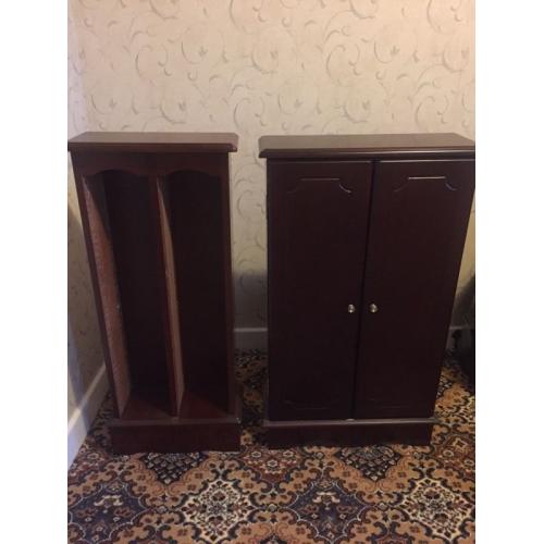 Wooden CD and DVD Storage units