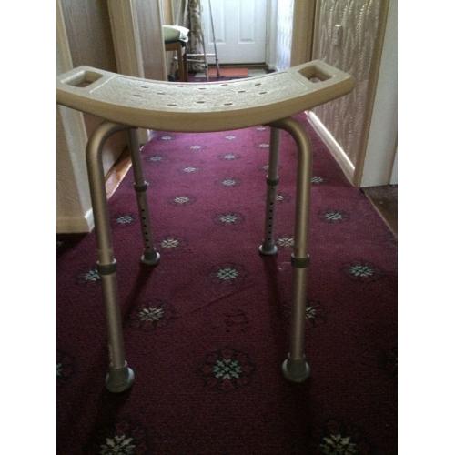 Disabled shower chair