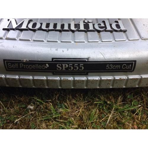 Mountfield SP555 self propelled Honda engined with Grassbox and mulch plug
