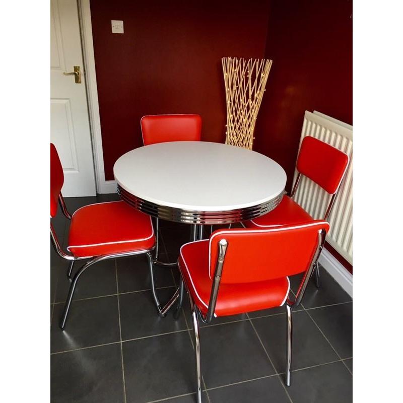 **Brand New** Retro dining table and chairs