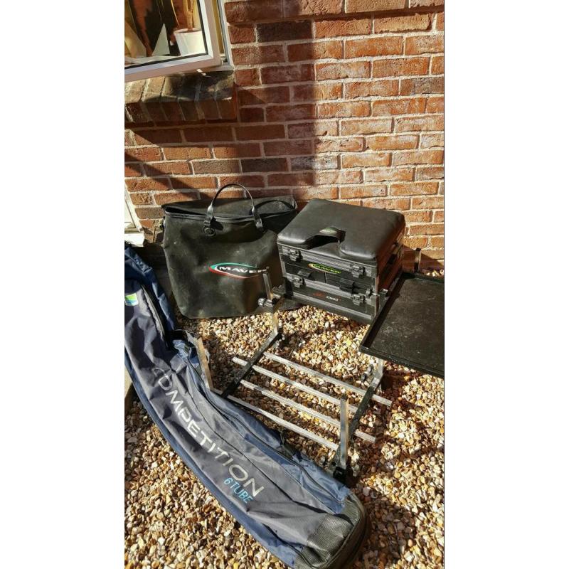 Seat box, rod bag and stink bag