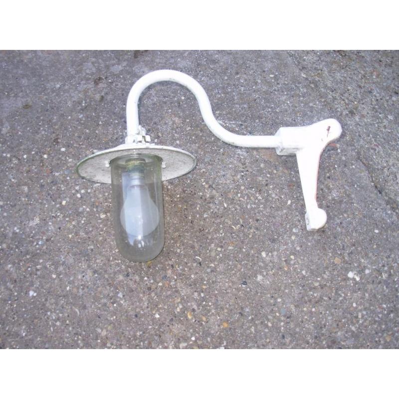1940s Corner Electric Outside Light