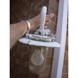 1940s Corner Electric Outside Light